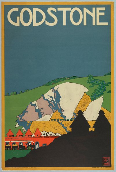 Poster, Godstone, Metropolitana di Londra, 1915 da Unknown